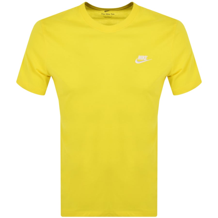 Yellow shirt nike on sale